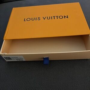Authentic Louis Vuitton Empty Box w/ Dustbag 9” X 5.75” X 2”.  NEW never Used